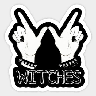 W stands for witches Sticker